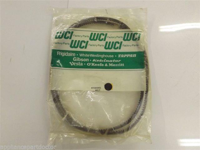 WCI Frigidaire Electrolux Washer 01134395 BELTS (SET OF 2) NEW IN BOX WCI Frigidaire Electrolux Washer 01134395 BELTS (SET OF 2) NEW IN BOX